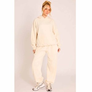 Conjunto Deportivo de Invierno Personalizado para Mujer, con Sudadera con Capucha y Cremallera, Felpa de Algodón Grueso, Corte Regular, Ropa Deportiva de Fábrica - Product Image 6