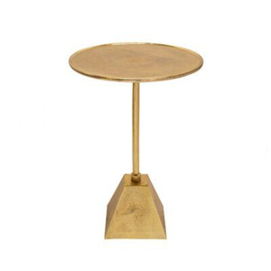 Table basse en bois avec base conique, design mid-century, meubles de salon faits à la main, tables d'appoint faites à la main - Product Image 2