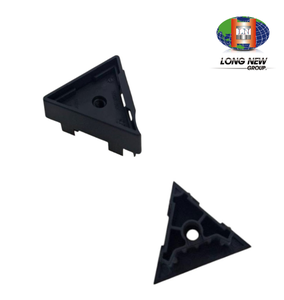 LONGNEW OEM ABS Triangle <b>Corner</b> <b>Bracket</b> with Protective Edge Guard | Custom Injection Molding - Product Image 2