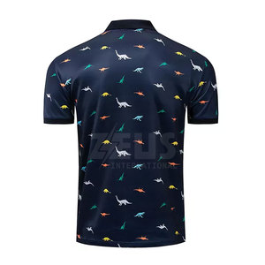 Polo de haute qualité au design tendance à vendre – Nouveauté 2026 – Polos respirants par sublimation pour hommes - Product Image 3