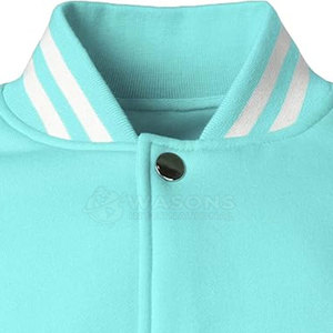 Premium Quality Casual Men's Letterman <b>Jacket</b> with Stand Collar and Front Logo Winter <b>Heated</b> Woolen Fabric Wholesale Clothing - Product Image 5