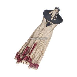 Nuevos Vestidos de Seda Estilo Hippie Boho para Mujer, Vestido Largo de Seda Sari Vintage, Precio al por Mayor, Colores Variados, Talla Única - Product Image 4