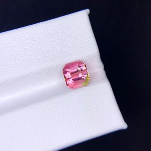 Anillo de turmalina rosa, piedra de turmalina natural, gema suelta para la fabricación de joyas, gema de cristal facetada - Product Image 1