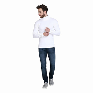 Pull à col roulé OEM, pull à col roulé pour homme en marque privée, pull à col roulé en tricot de haute qualité, pull à col roulé coupe classique - Product Image 5