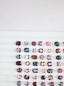 Spinelle naturelle multi-couleurs, taille ovale, qualité AAA, certifiée IGI, pierres propres, polissage parfait, super fin, excellente couleur et lustre, 5mm-7mm - Product Image 1
