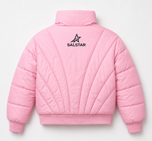 <b>Women</b>’s Pink Puffer <b>Jacket</b> Winter Quilted Bomber Crop Top <b>Jacket</b> Extremely Warm <b>Lightweight</b> Outdoor Fashion <b>Jacket</b> - Product Image 2
