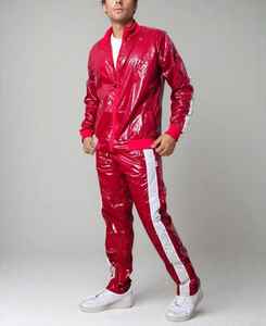 Conjunto Deportivo Personalizado de Otoño, Chaqueta con Cierre y Pantalones de Nailon con Bloques de Color, Secado Rápido, Resistente al Viento, para Hombre - Product Image 6