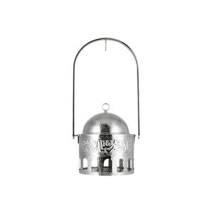 Olla caliente de metal con diseño árabe de lujo en acabado plateado con soporte para uso doméstico y en hoteles, calentador de alimentos, ollas para servir comida. - Product Image 1