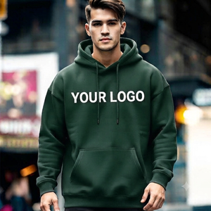 Sweat-shirts à capuche tendance pour hommes, style streetwear, en coton épais et délavé, respirants, grandes tailles, vente en gros - Product Image 3