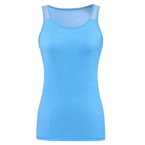 Novedad 2026: Top sin mangas personalizado para mujer, liso, con patrón sólido, para deporte y fitness, servicio OEM ODM, tops cortos. - Product Image 1