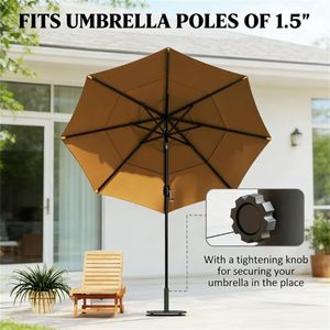 Base per Ombrellone da Patio e Supporto per Terrazza per il Tuo Spazio Esterno - Product Image 2