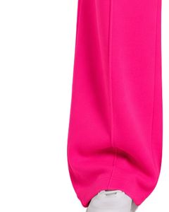 Women Neon Pink <b>Wide</b> <b>Leg</b> Sweatpants High Waist Loose Fit Casual Fleece Jogger <b>Lounge</b> <b>Pants</b> Streetwear Wear - Product Image 3
