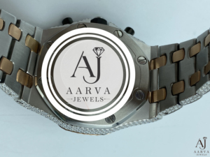 AARVA JEWELS Men's Luxury Sapphire Crystal <b>Chronograph</b> Quartz Diver Watch 43mm Case 20mm Stainless Steel Band Butterfly Clasp - Product Image 2