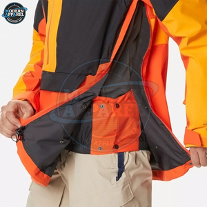 Chaqueta de esquí deportiva a prueba de viento de diseño personalizado para hombre, de alta calidad, de secado rápido, transpirable, tallas grandes. - Product Image 4