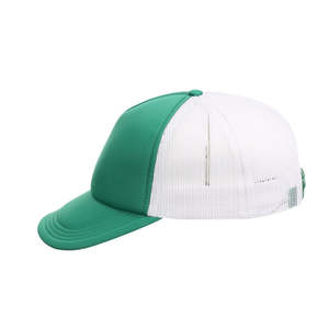 Wholesale Custom Logo Blank 5 Panel Foam Mesh Trucker Two Tone Performance Hip Hop <b>Hat</b> Mesh Back Adjustable Cap Outdoor Sports - Product Image 3