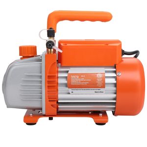 Pompa per vuoto HVAC da 1/5 HP con 3,5 CFM, a palette rotative monostadio, set di manometri e kit refrigerante A/C - Product Image 6