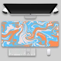 Tapis de souris en caoutchouc personnalisé imprimé sur mesure, grand, antidérapant, doux, confortable, résistant à l'usure, pour un usage au bureau