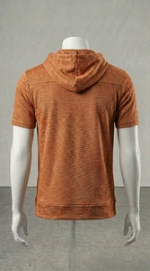 เสื้อฮู้ดแขนสั้นผู้ชาย เสื้อยืดฮู้ดน้ำหนักเบา ชุดออกกำลังกาย - Product Image 2