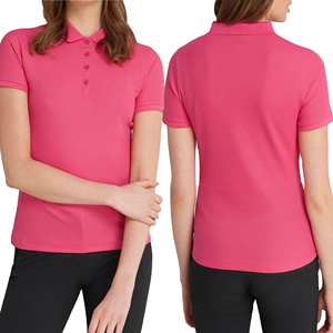 Polo T-shirt à manches courtes pour femme, léger, tendance été, couleur personnalisable - Product Image 3