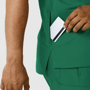 Ensemble de blouses médicales personnalisées de haute qualité pour hommes et femmes, avec logo personnalisé, plusieurs poches, uniforme d'hôpital. - Product Image 4