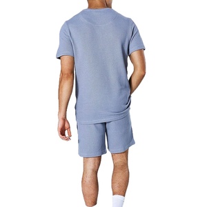 Conjunto doble informal de alta calidad para hombre 2026, camiseta y pantalones cortos de moda de verano para otoño - Product Image 2