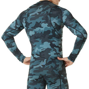 Rashguard de sport respirant et à séchage rapide pour hommes, design Dragon, pour BJJ Jiu Jitsu, sans Gi, idéal pour la gym et le MMA - Product Image 6