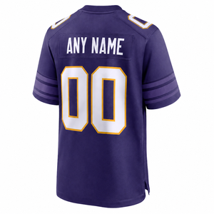Dernier modèle de maillot de football américain personnalisable à col en V, manches courtes, respirant, en maille 100% polyester pour hommes et femmes - Product Image 3
