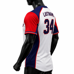 Fabricante OEM de Camisetas de Béisbol, Cortas, Sólidas, de Secado Rápido, Transpirables, 100% Poliéster, Personalizadas, Sublimadas, Bordadas, Tallas Grandes - Product Image 3