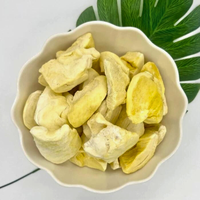 Hoogwaardige gezonde snack 100% natuurlijke gedroogde durian plakjes zoete smaak 20g bulkverpakking kant-en-klaar gedroogd fruit