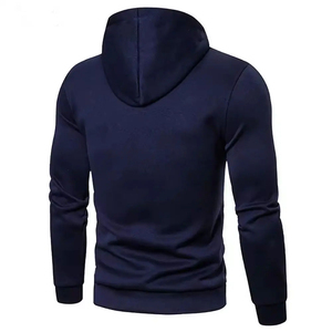 Sudadera con Capucha y Cremallera de Corte Regular para Hombre, Manga Larga, Algodón Suave, Altamente Transpirable, Servicio Mayorista OEM, Patrón Impreso - Product Image 5