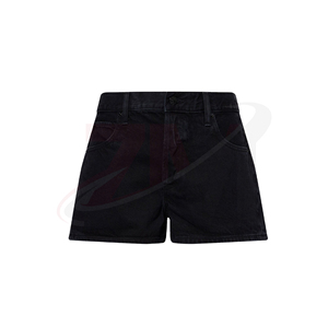 Colección de Ropa de Moda Casual Urbana: Top de Mezclilla y Shorts de Mezclilla de Cintura Alta para Mujer con Bolsillos - Product Image 1