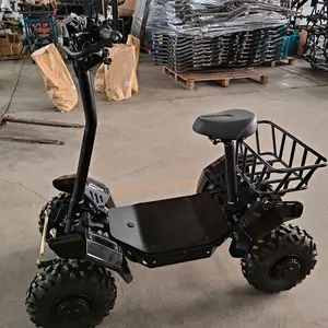 Li-ion 60V/30A yüksek kaliteli lityum pil 3800W dört motor tırmanma kapasitesi 45 ATV dört tekerlekli e Scoter elektrikli Scooter