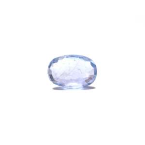Natural 6.1 Carat Blue Sapphire Loose Gemstone Pear Oval Shape for Fine Jewelry - Product Image 2