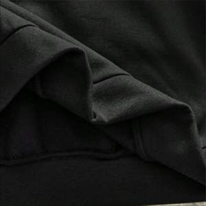 Sudadera con capucha de forro polar para hombre al por mayor, estilo corto de algodón, color liso, moda urbana, con cremallera, bordada, oversize - Product Image 5