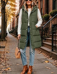 Blouson matelassé respirant tendance pour femme automne/hiver, personnalisable avec logo, en cuir de mouton, doublure en nylon, tissu toile, col montant - Product Image 3
