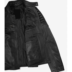 2026 OEM Top Demanding Customized Black Cowhide Leather <b>Jacket</b> For Men's 100%High Quality Low MOQ Winter Fashion <b>Heated</b> <b>Jackets</b> - Product Image 3