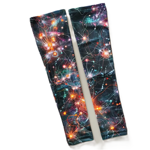 Nouveaux Manchons de Bras Personnalisés Imprimés Sans Couture Anti-UV Résistants à l'Eau pour Cyclisme et Activités de Plein Air en Spandex Polyester à Compression et Effet Rafraîchissant - Product Image 1