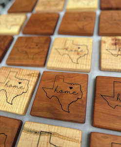 Ensemble de sous-verres en bois faits à la main de la meilleure qualité 3-4 pièces directement du fabricant Tendance mondiale pour les blocs à découper - Product Image 2