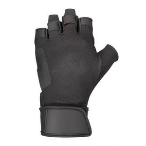 ถุงมือยกน้ำหนักยูนิเซ็กซ์คุณภาพดีที่สุดจาก SAAR INDUSTRIES ขายดี ถุงมือครึ่งนิ้วหนังวัวแท้ ปิดด้วยแถบตีนตุ๊กแก พร้อมที่รัดข้อมือ - Product Image 2