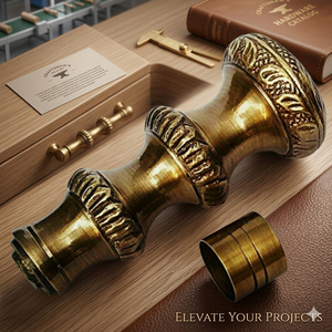 Modern Brass Head Walking <b>Cane</b> Handle 5 Inch Designer Handle for Wooden Walking Stick OEM Wholesale - Product Image 5