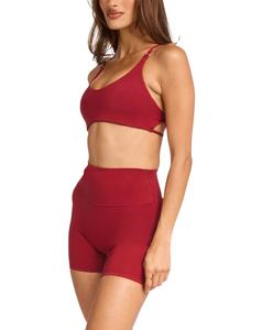 Ensemble de yoga : short confortable, vêtements de sport, extensible dans quatre directions, taille élastique, spandex/nylon, léger, respirant, pour l'entraînement, la gym, le sport - Product Image 5