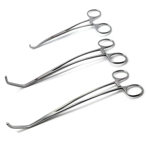 Pinzas tangenciales atraumáticas PISSCO, instrumento quirúrgico tipo Debakey, juego de pinzas atraumáticas de 3 piezas - Product Image 6