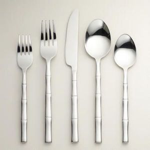 Stylish stainless steel metal cutlery set durable rust resistant flatware utensils for dining table kitchen restaurant hotel use - Product Image 5