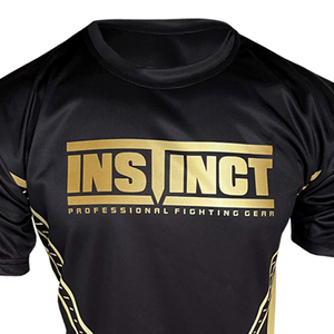 Rashguard de Manga Corta para MMA, 100% Poliéster, Sublimado Digitalmente, Ligero, Tejido OEM, Venta al Por Mayor Profesional - Product Image 2