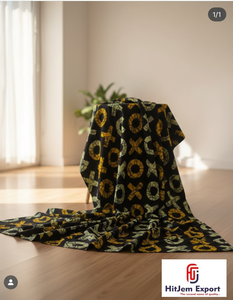 Tissu africain imprimé Ankara en coton de haute qualité pour la confection de vêtements féminins et les artisanat fait main au Cameroun - Product Image 2