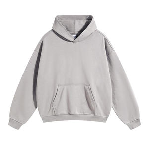 Pull-over unisexe en molleton 100 % coton, coupe oversize, qualité supérieure, imprimé personnalisé, 380 g/m², collection hiver 2026, style streetwear - Product Image 5