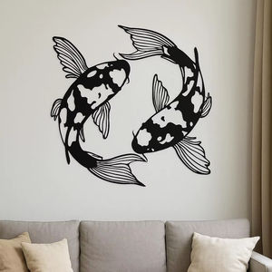 Art mural en métal créatif pour une décoration murale unique, ajoutant une touche de personnalité et de style artistique à l'espace de vie. - Product Image 1