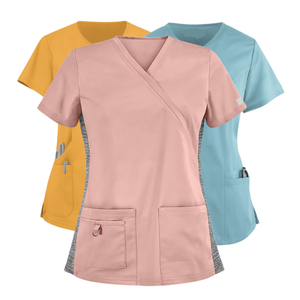 ขายดีที่สุด สครับทางการแพทย์ ชุดพยาบาลโรงพยาบาล เสื้อผ้าสไตล์ที่กําหนดเองสําหรับผู้หญิงและผู้ชาย จาก SAOMAI FMF ผลิต - ODM/OEM - Product Image 3