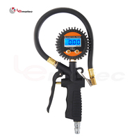 Gonfleur-dégonfleur de pneus numérique avec jauge, écran LCD rétroéclairé, matériau plastique, haute précision 0,02 PSI, pour voitures, motos, vélos, pneus