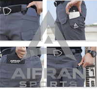 Pantalon utilitaire extensible pour homme, multi-poches, durable, pour le travail en extérieur, la randonnée, la pêche, le trekking